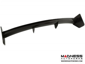 FIAT 500 Rear Roof Spoiler - Assetto Corse Style - Carbon Fiber